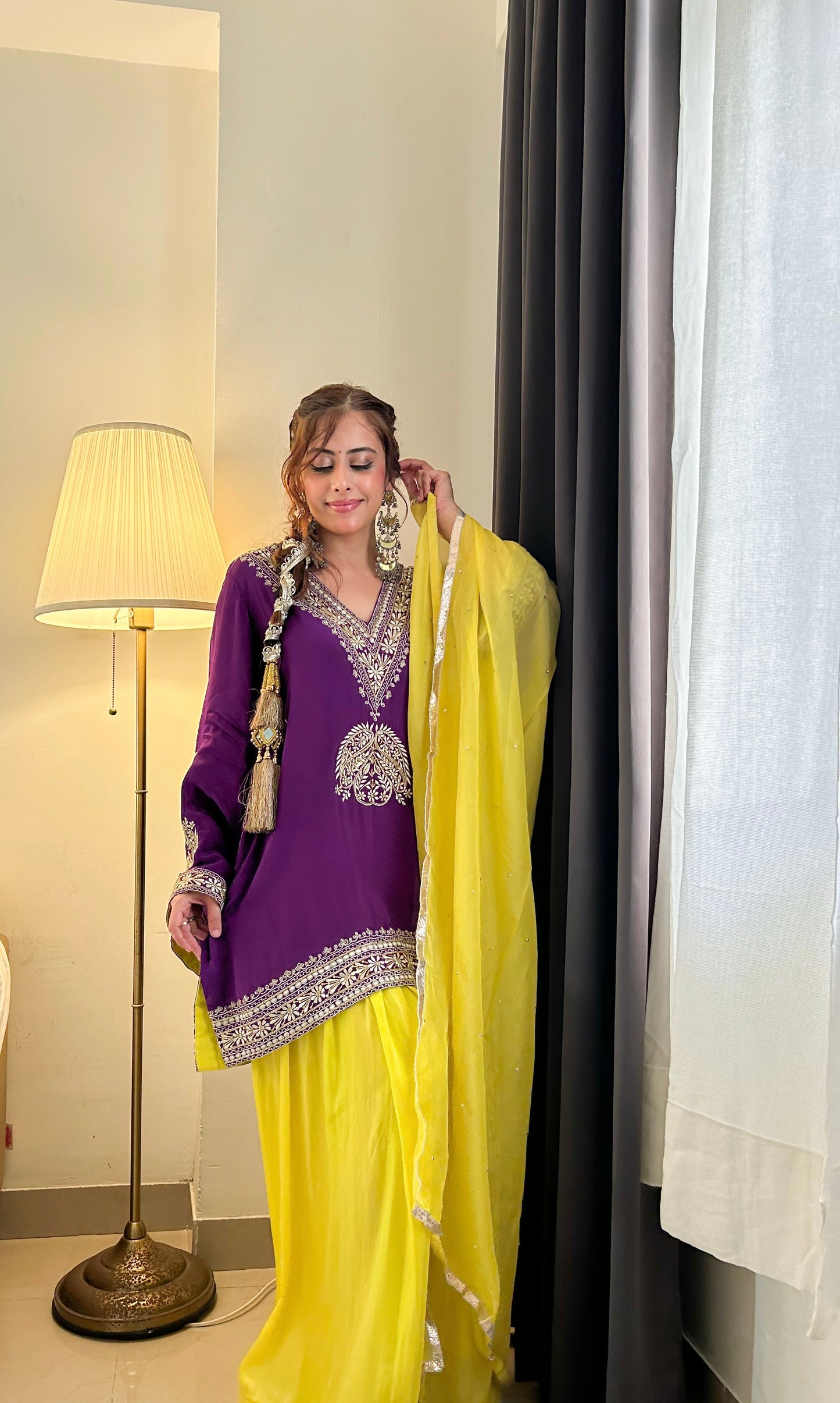 Zari Noor Patiala Suit Set