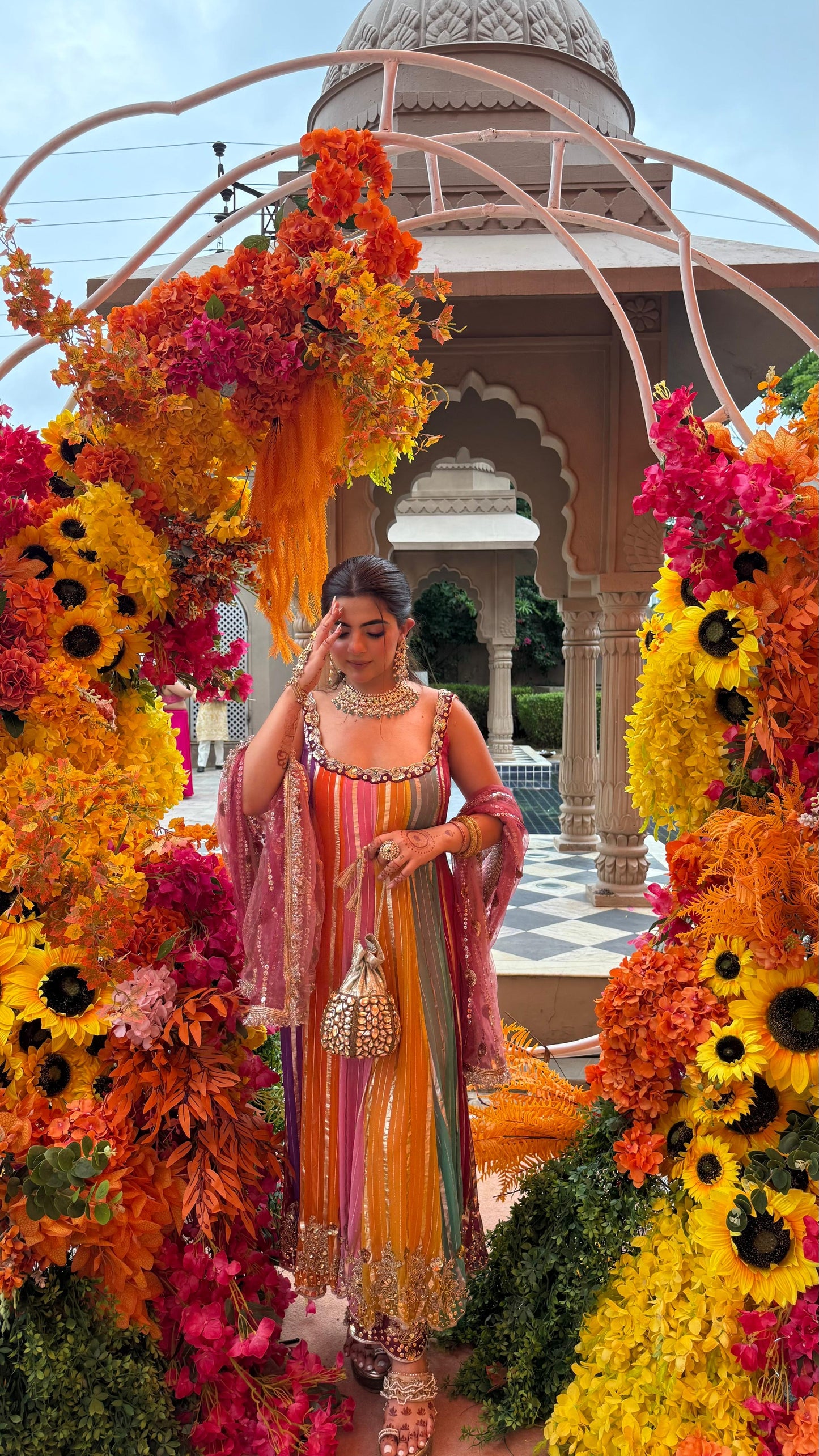 Carnival Anarkali Set