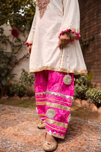Gulabi Mulmul Noor Set