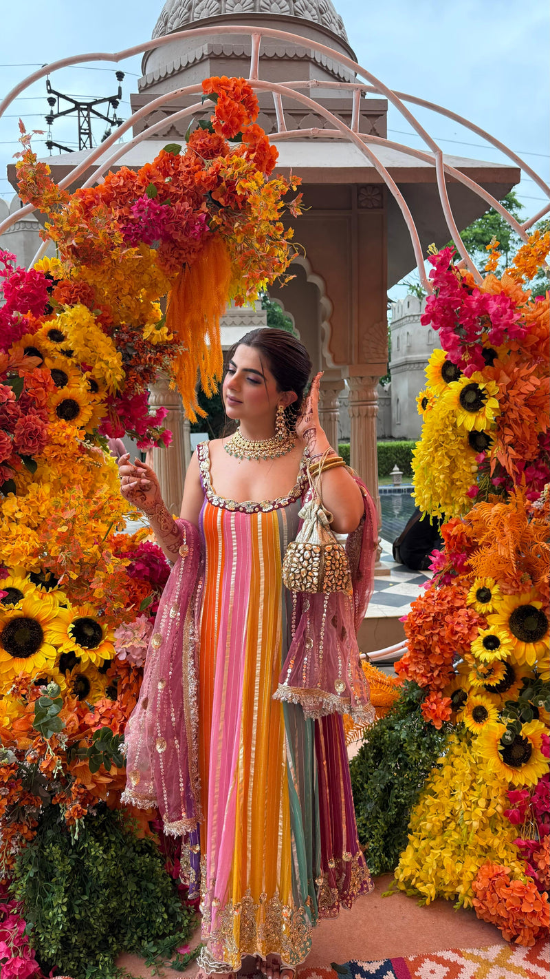 Carnival Anarkali Set
