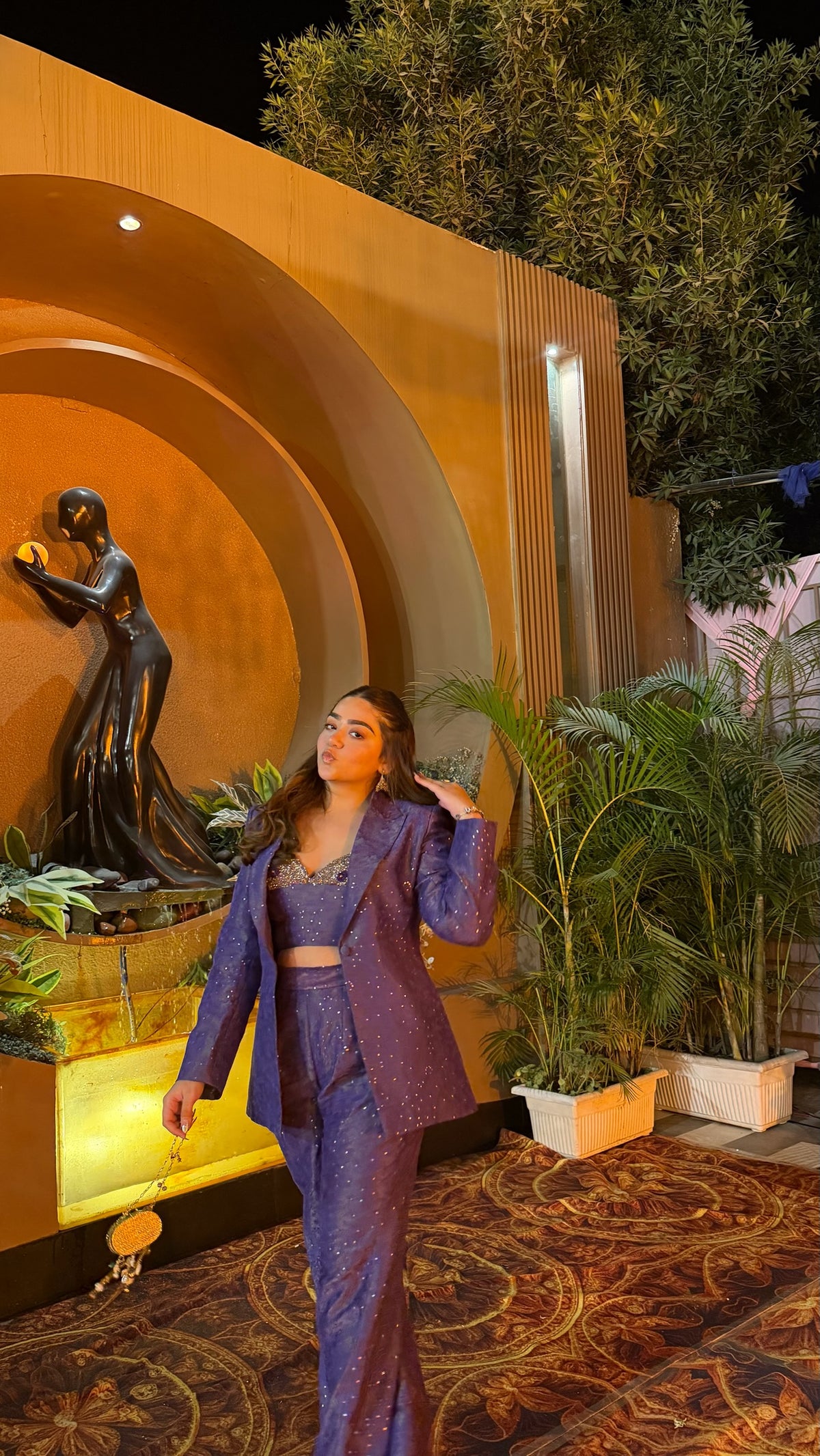Purple Dusk Blazer Set