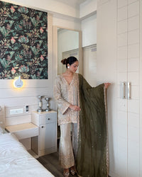 Champagne Suit Set