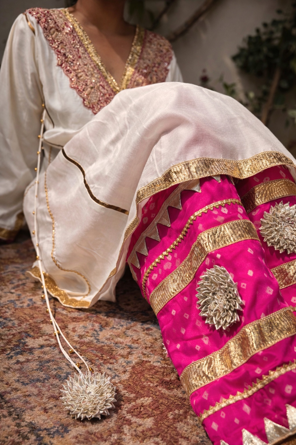 Gulabi Mulmul Noor Set