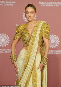 Gigi Gold Ready to wear Saree