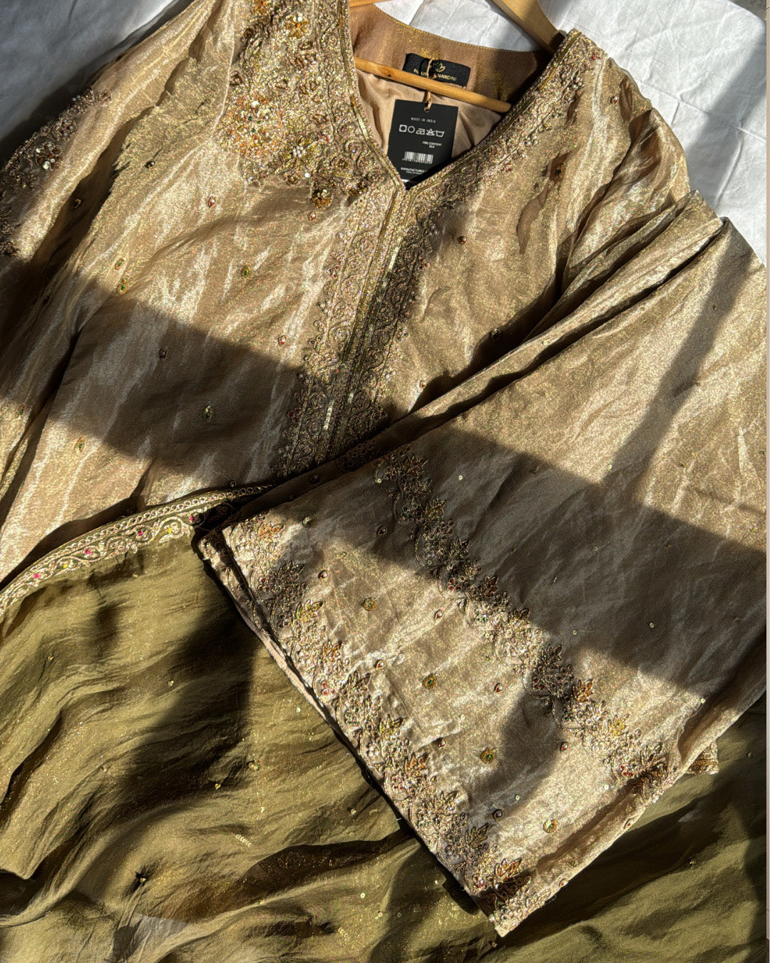 Champagne Suit Set