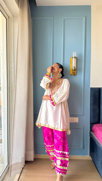 Gulabi Mulmul Noor Set