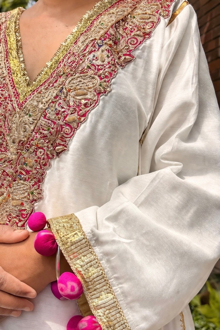 Gulabi Mulmul Noor Set
