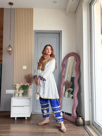 Blue Mulmul Noor Set