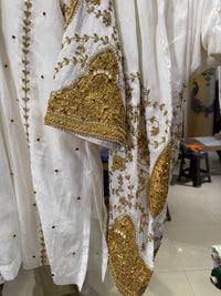 Mul Silk Gold Zari Set