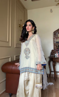 Navy Farshi Suit Set