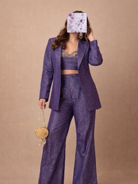 Purple Dusk Blazer Set