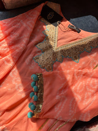 Gulnaar Peach Suit Set
