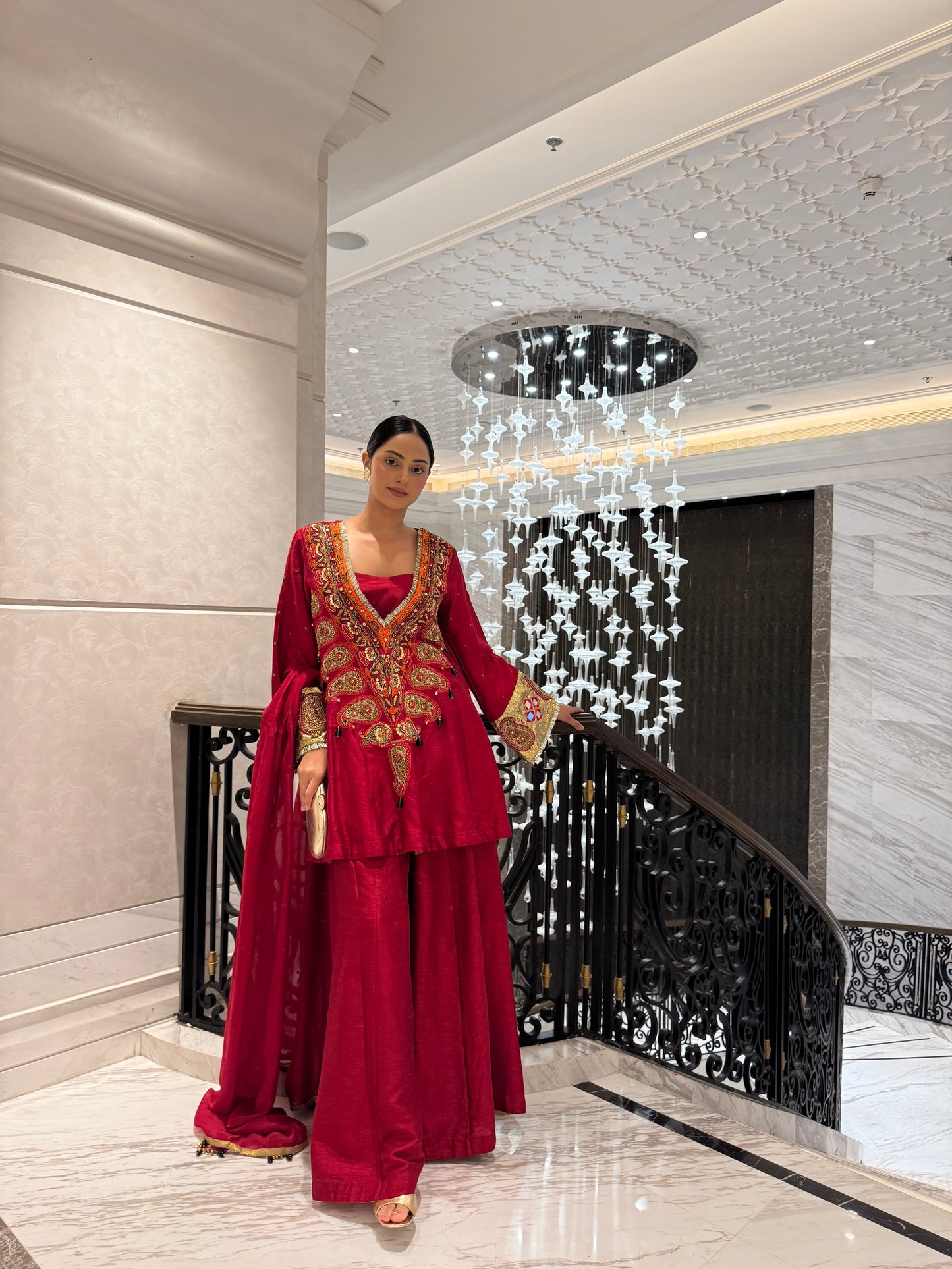 Gulzaar Ruby Suit Set