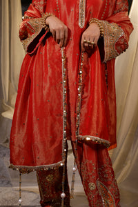 Dulhan Pure Glass Silk Ensemble