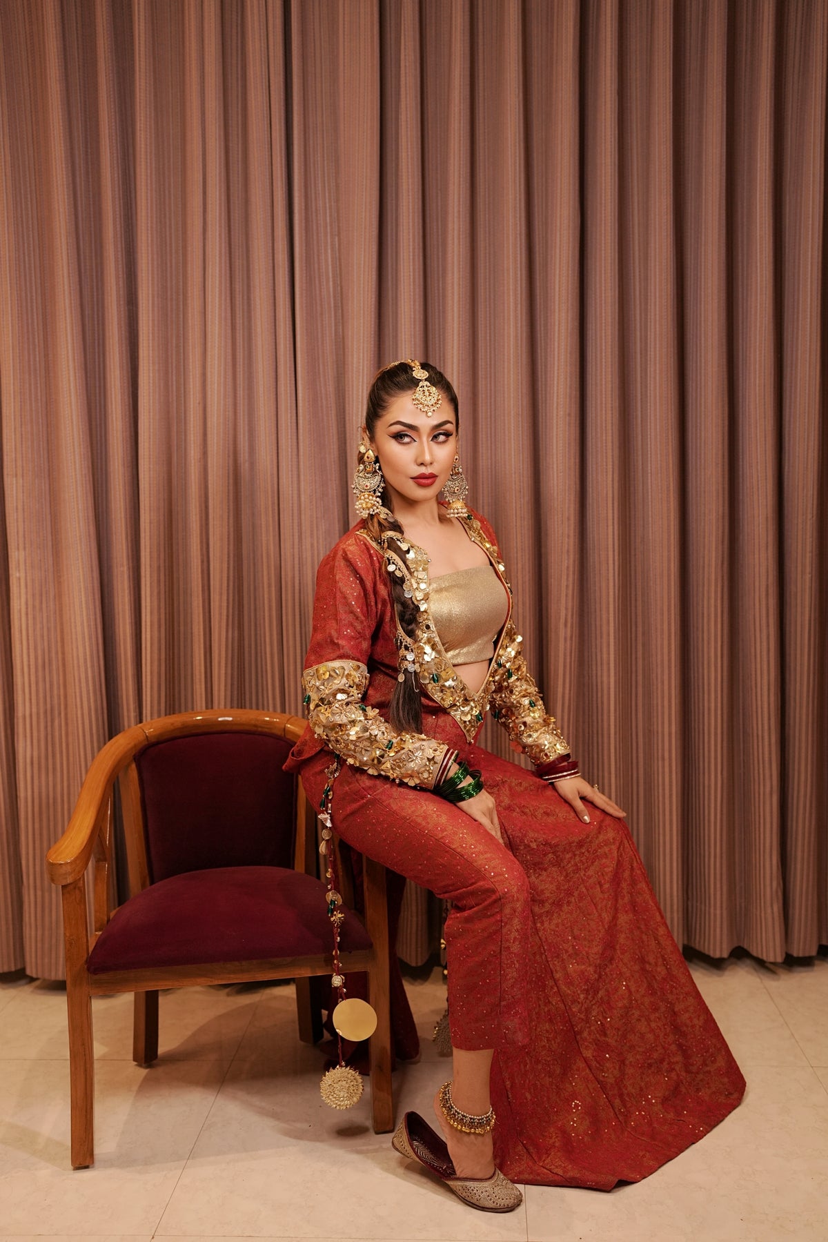 Safa in Red
