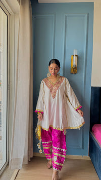 Gulabi Mulmul Noor Set