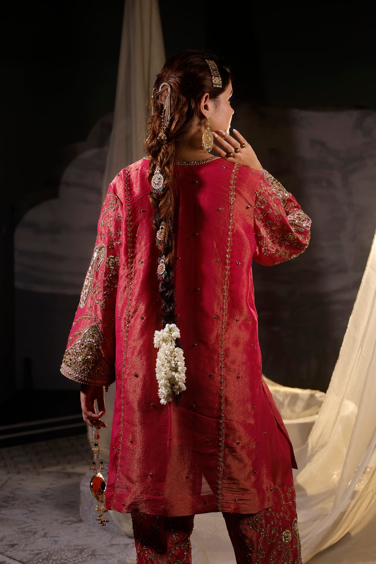 Begum Pure Glass Silk Ensemble