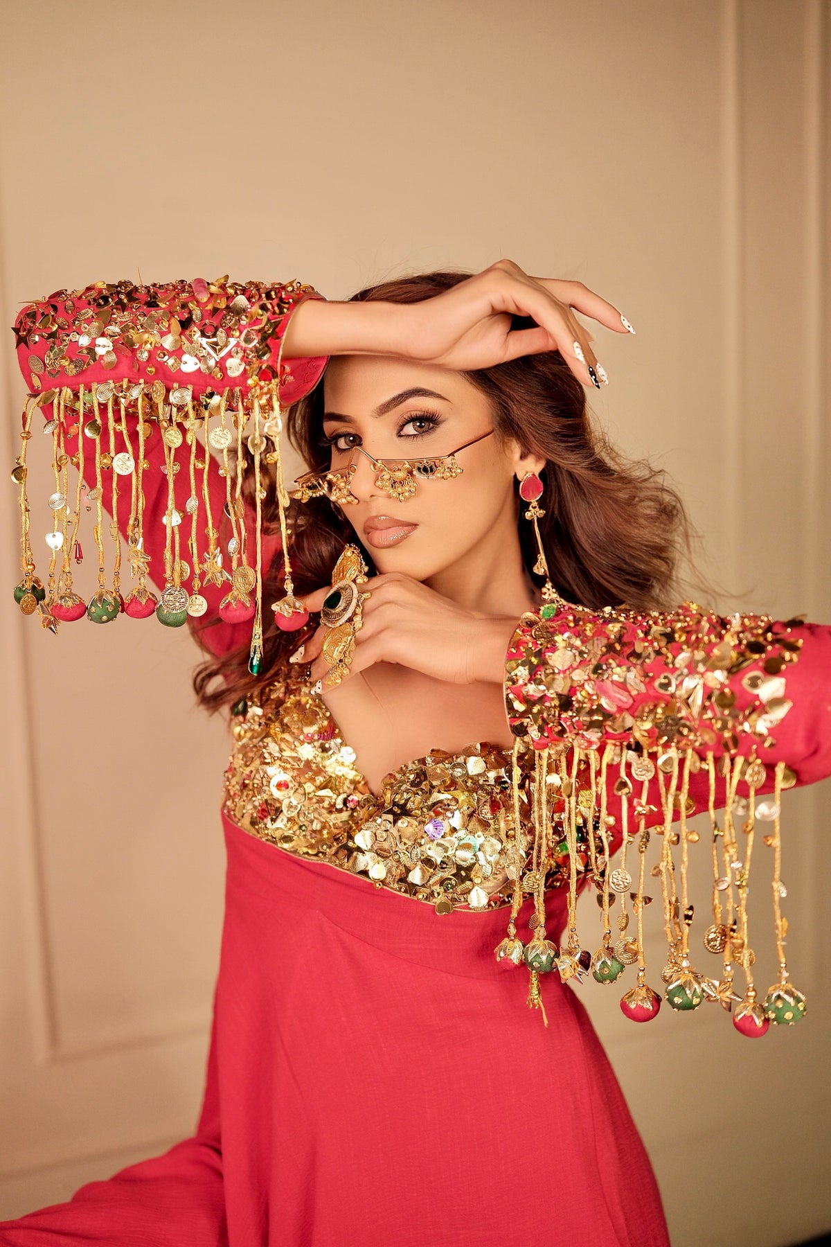 Ruby Noor Sharara Set