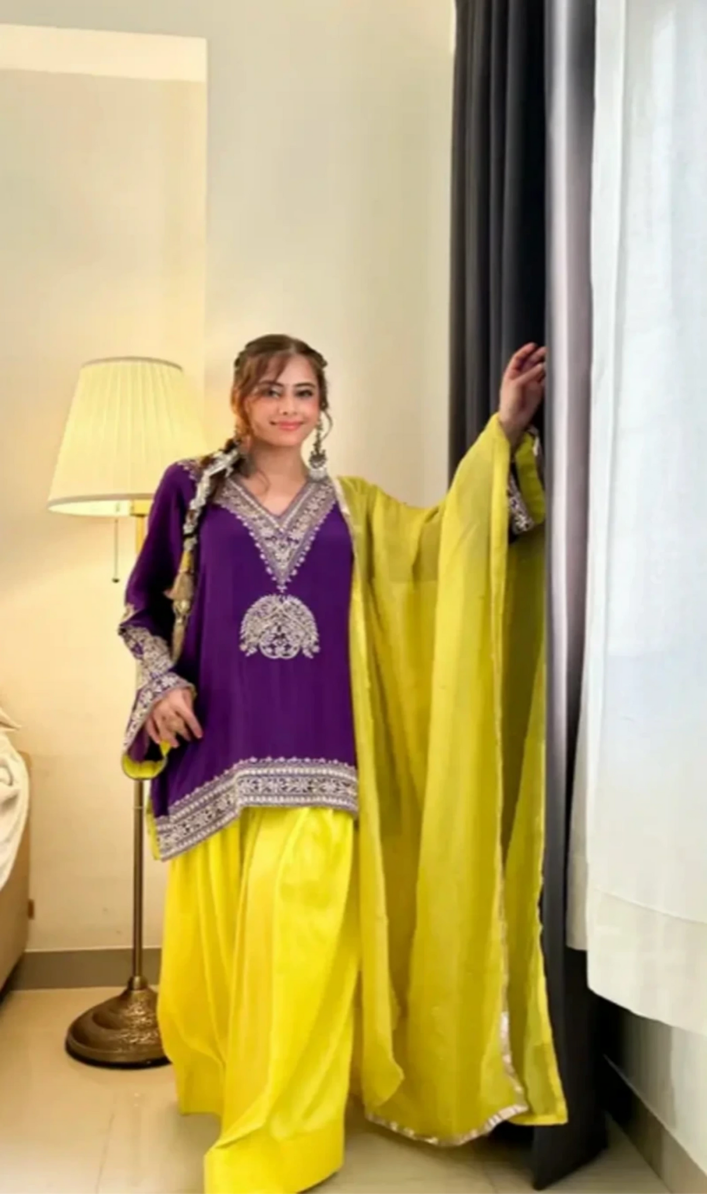 Zari Noor Patiala Suit Set