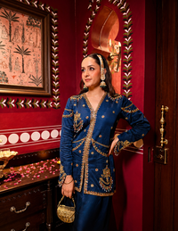 Midnight Maharani Handcrafted Salwar Set