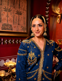 Midnight Maharani Handcrafted Salwar Set