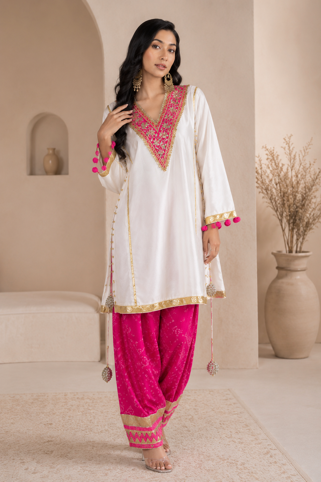 Rooh Mul Mul Suit Set