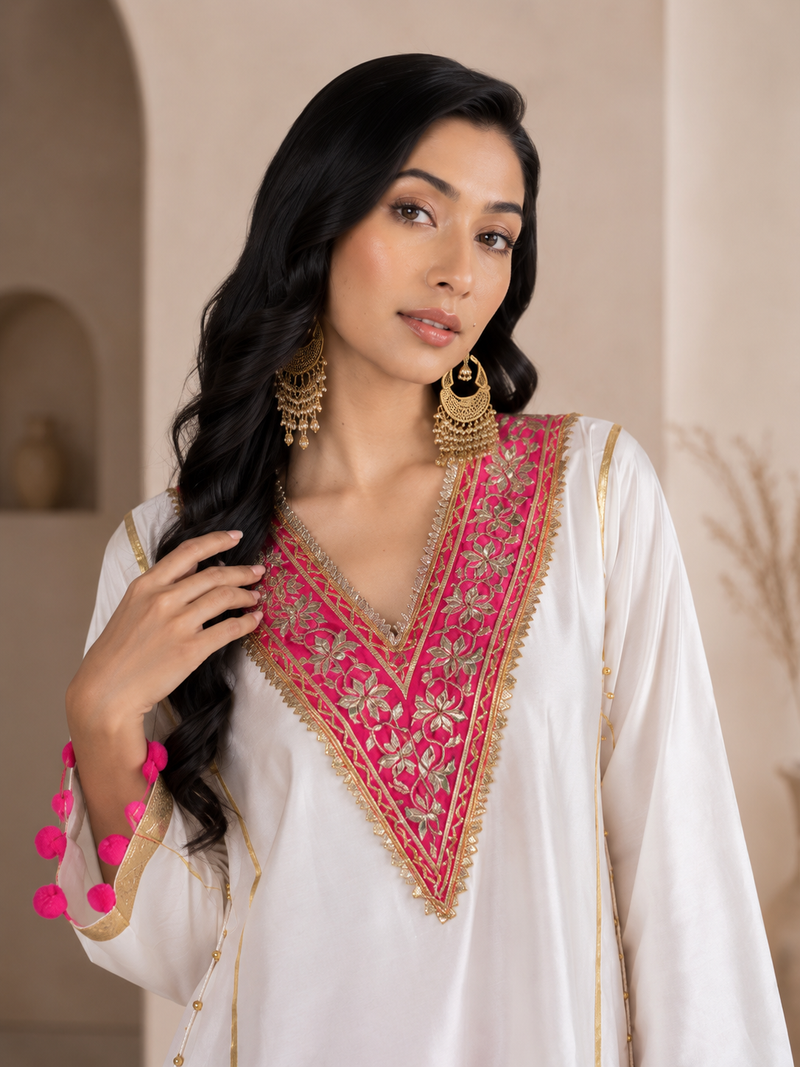 Rooh Mul Mul Suit Set