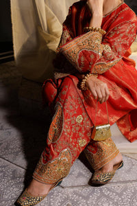 Dulhan Pure Glass Silk Ensemble