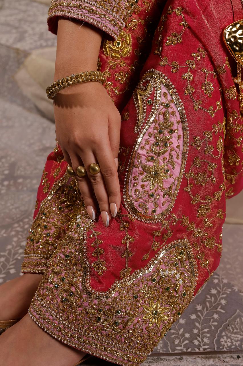 Begum Pure Glass Silk Ensemble
