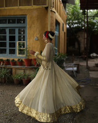 Anarkali in Gold