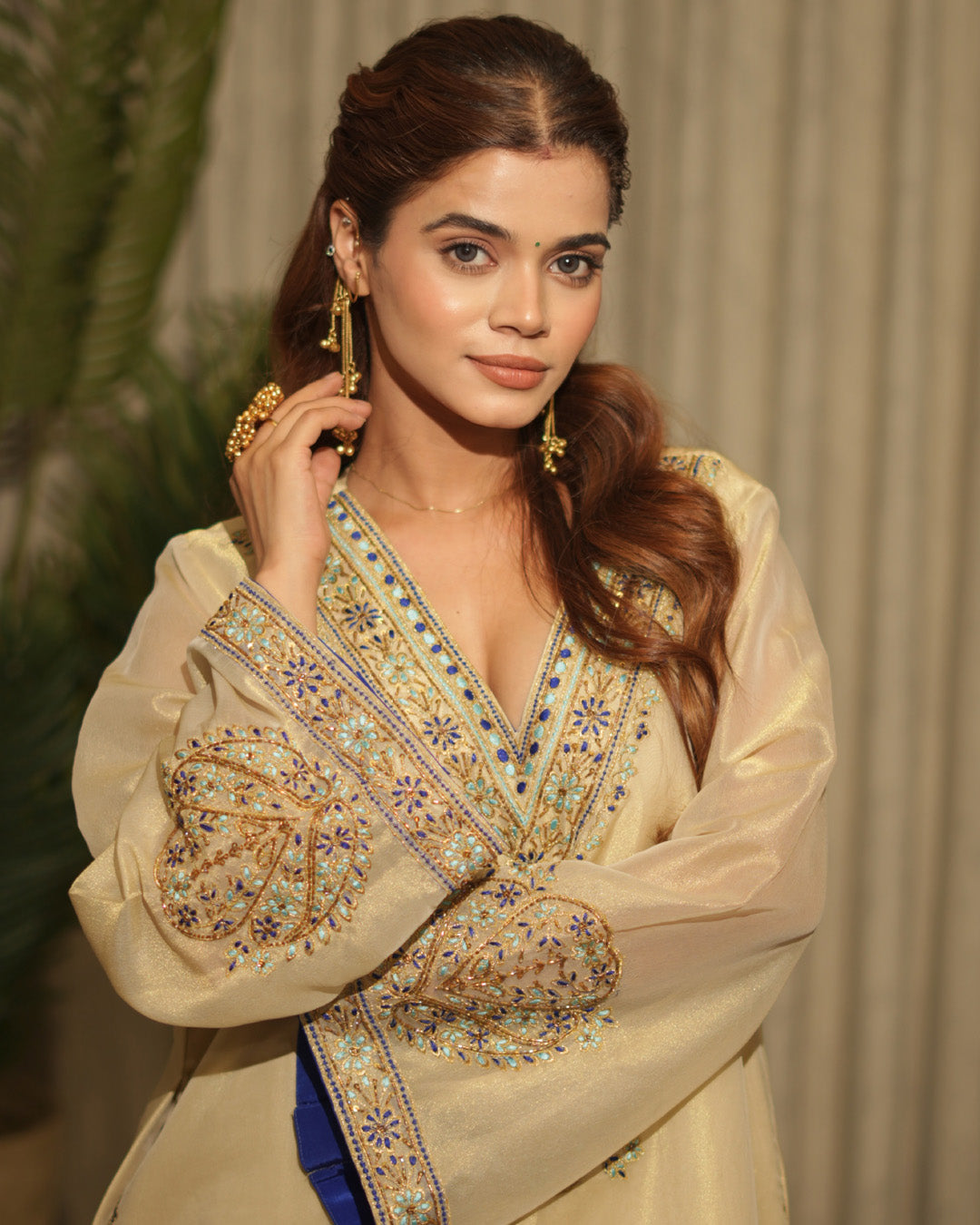 Navy Farshi Suit Set