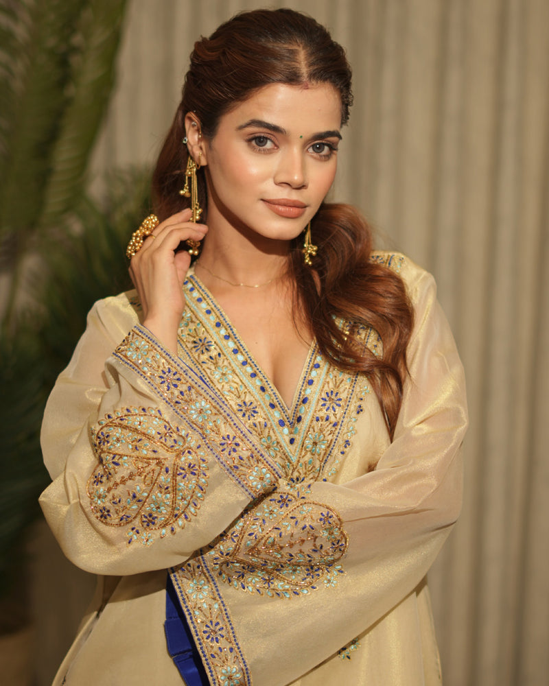 Navy Farshi Suit Set