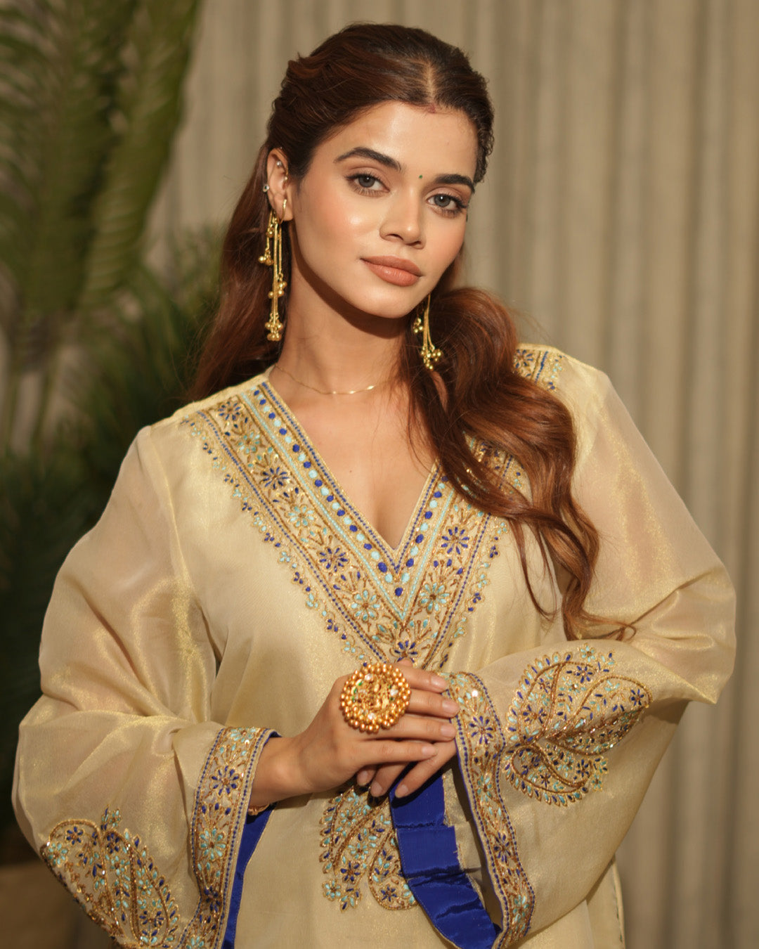 Navy Farshi Suit Set