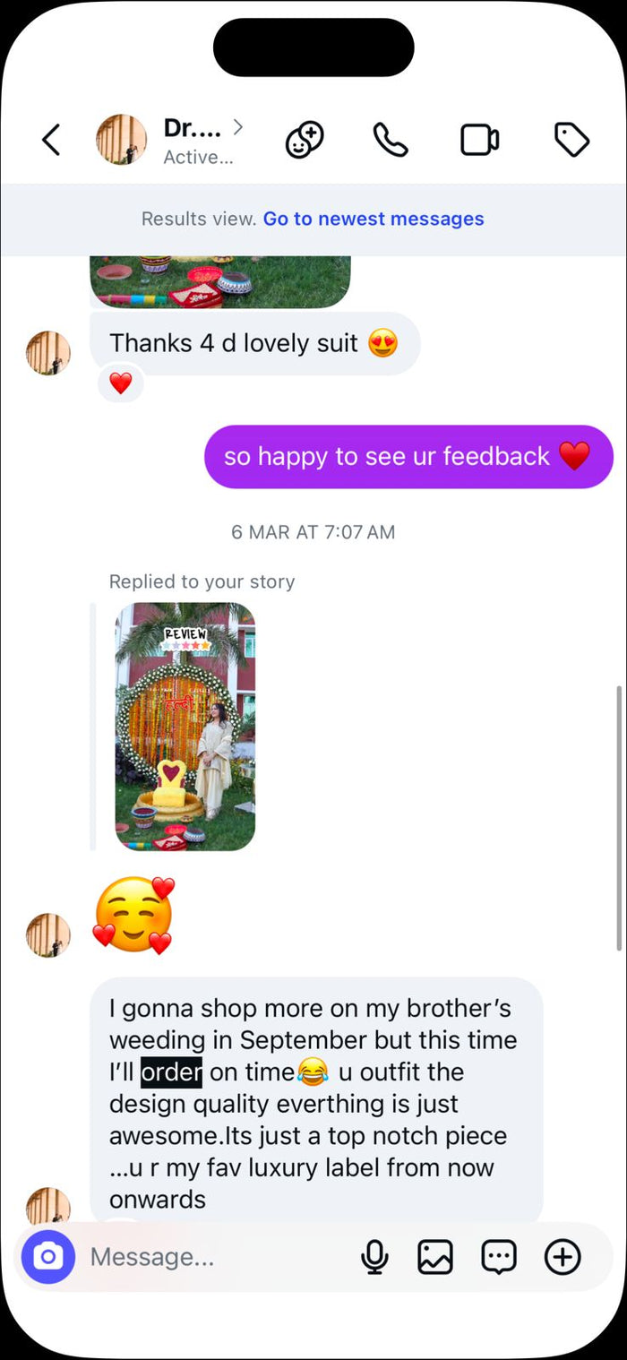 Customer testimonial